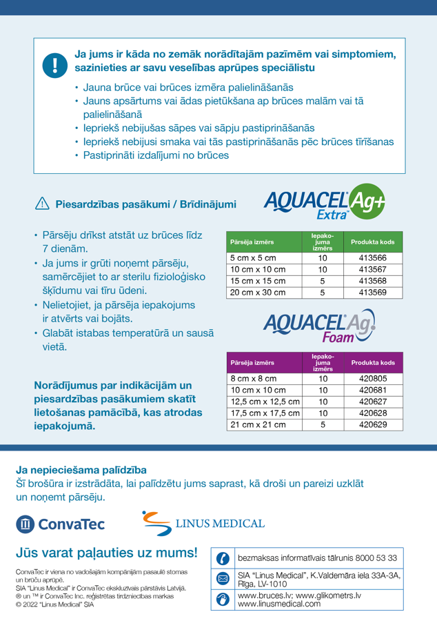 Aquacel Ag Foam 17,5x17,5cm N1