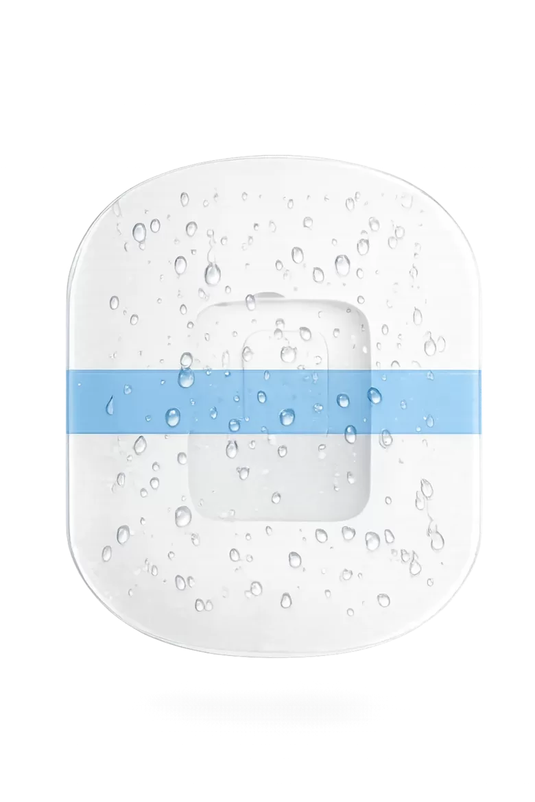Ūdensizturīgs, caurspīdīgs plāksteris pāri sensoram, sūknim ClearFit N20