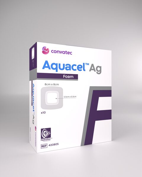Aquacel Ag Foam 8x8cm N1